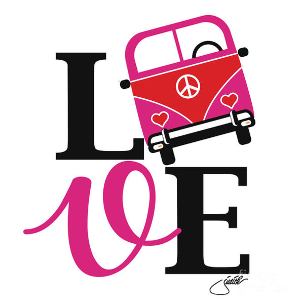 594x600 Vw Bus Drawings Fine Art America