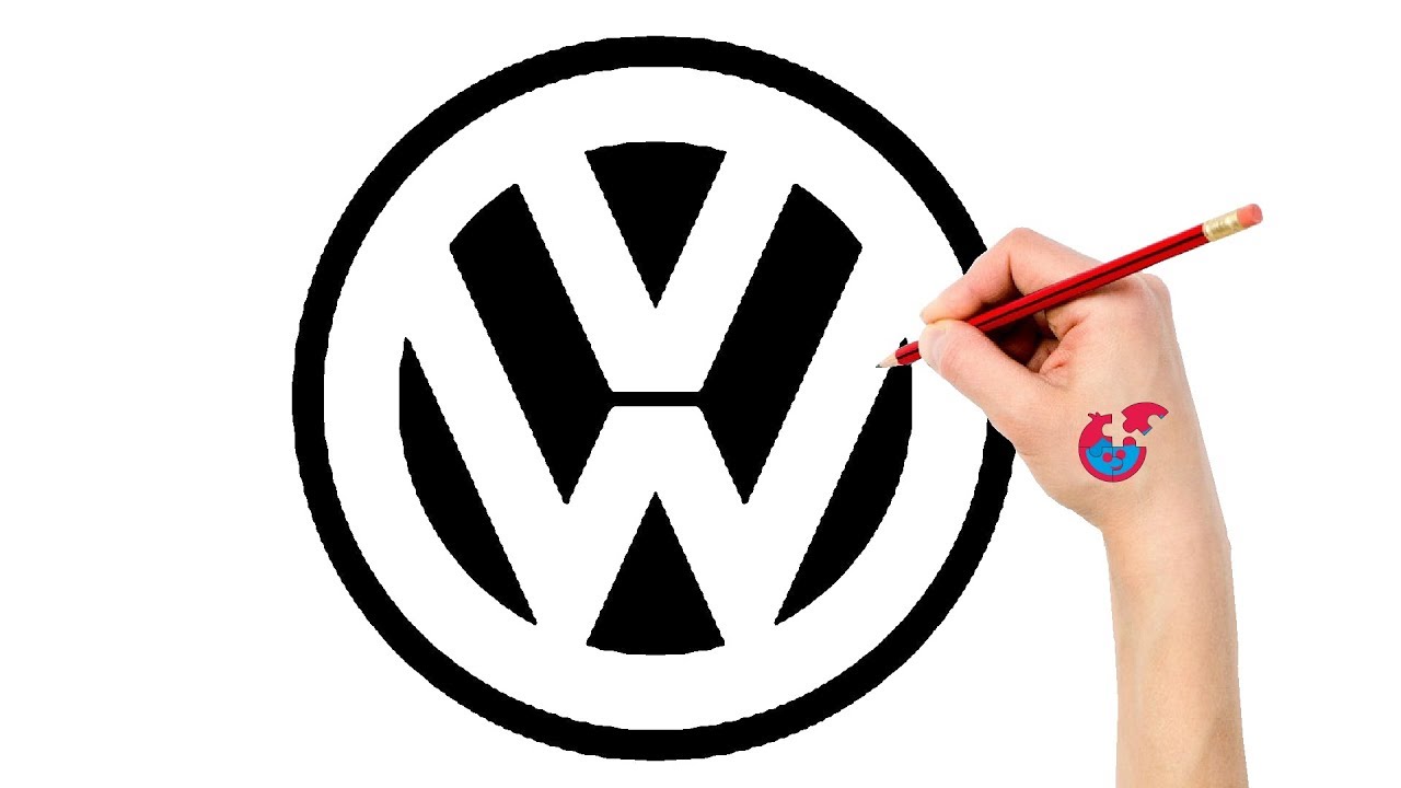 1280x720 How To Draw For Toddlers Cars Logos Volkswagen