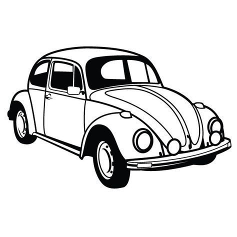 474x474 Vw Beetle Car Vector