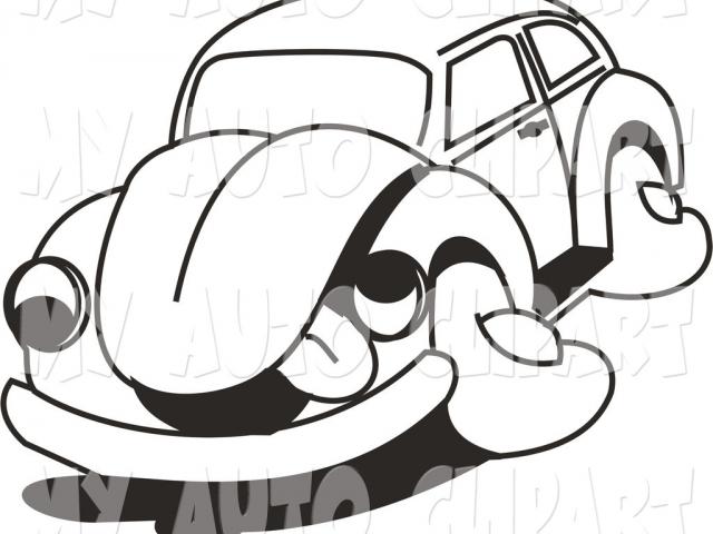 640x480 Volkswagen Clipart Car Drawing