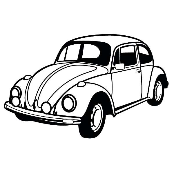 600x600 Vw Beetle Coloring Pages Fun Time