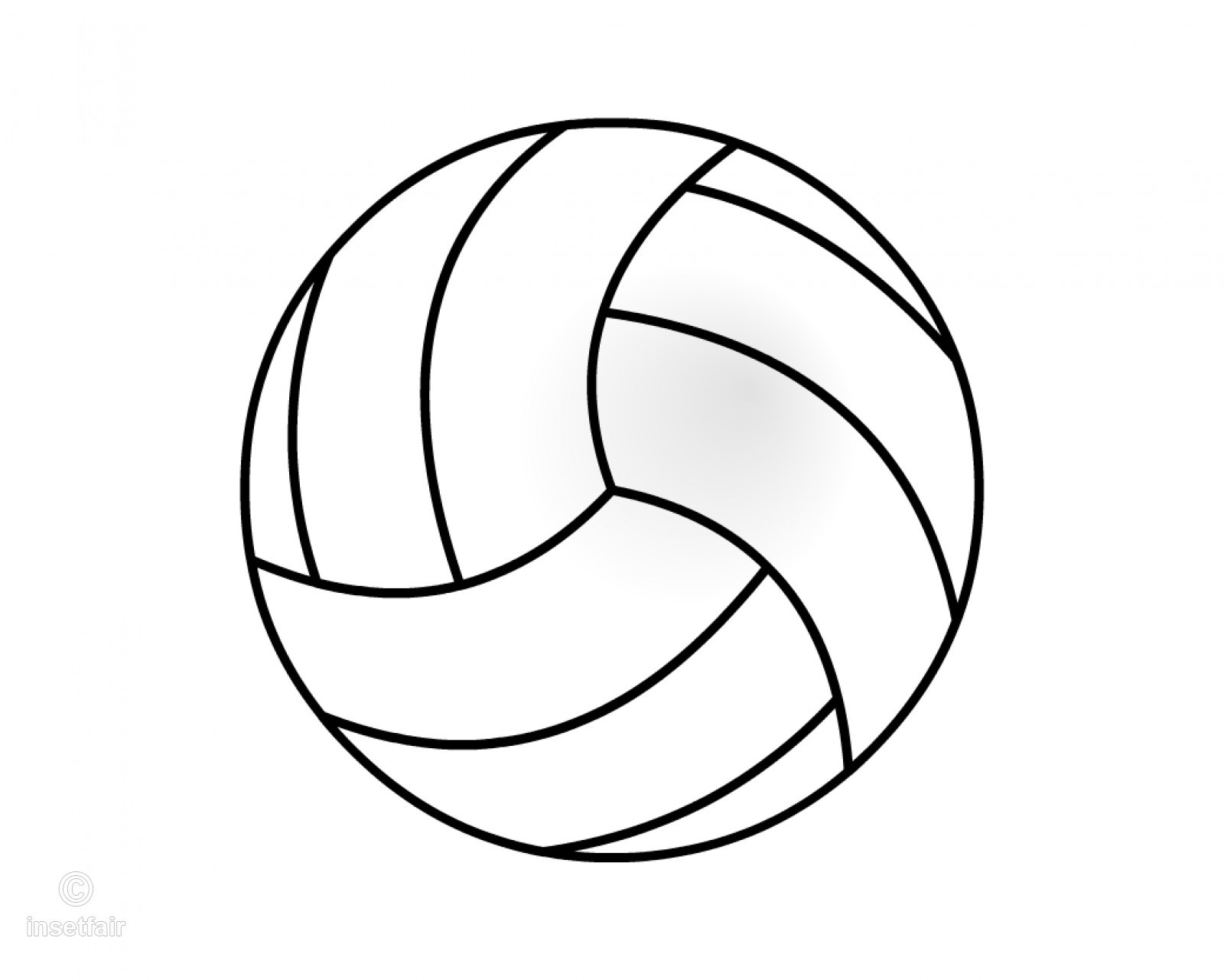Volleyball Ball Drawing Free download on ClipArtMag