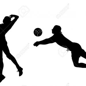 300x300 Volleyball Girl Diving Clipart Clip Art Images