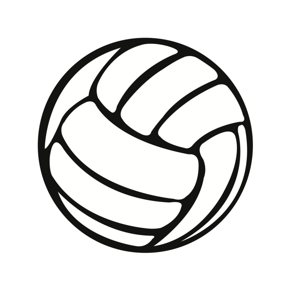 1024x1024 Volleyball Clipart Free