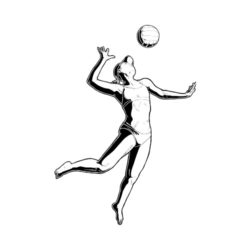 250x250 T Shirt Clip Art For Volleyball