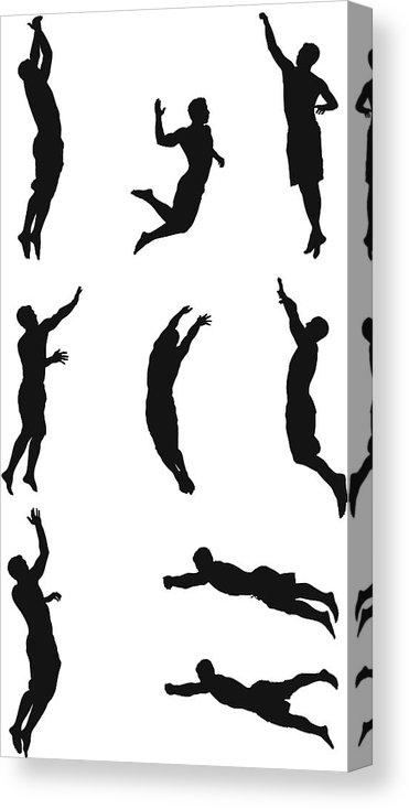 371x734 Volleyball Player In Action Canvas Print Canvas Art