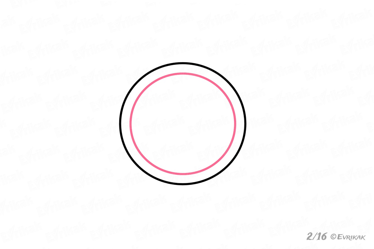 1300x867 How To Draw A Ship's Wheel Step