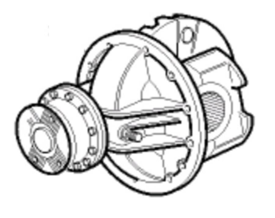 900x713 oem used volvo rear axle