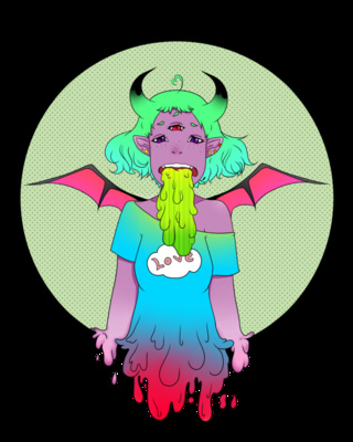 320x400 I Love Drawing Monster Girls