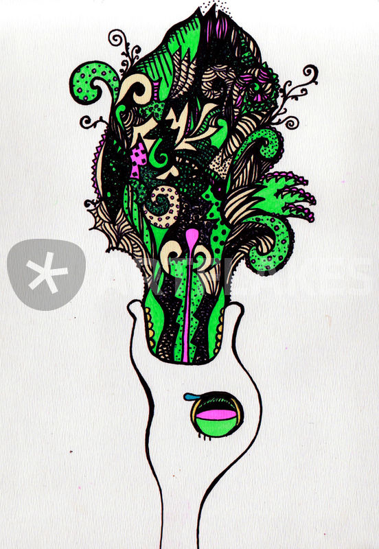 552x800 The F Vomit Drawing Art Prints And Posters