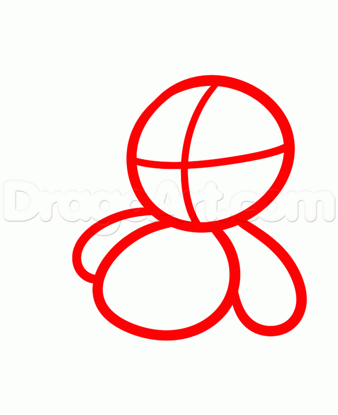 668x821 How To Draw A Voodoo Doll, Step