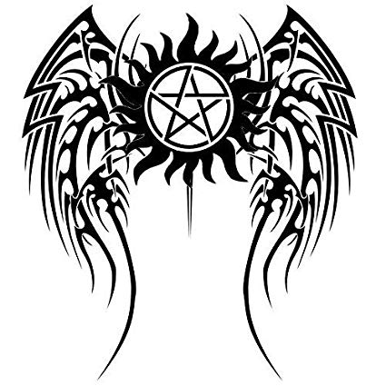 425x425 Anti Possession Wings Symbol Supernatural Decal