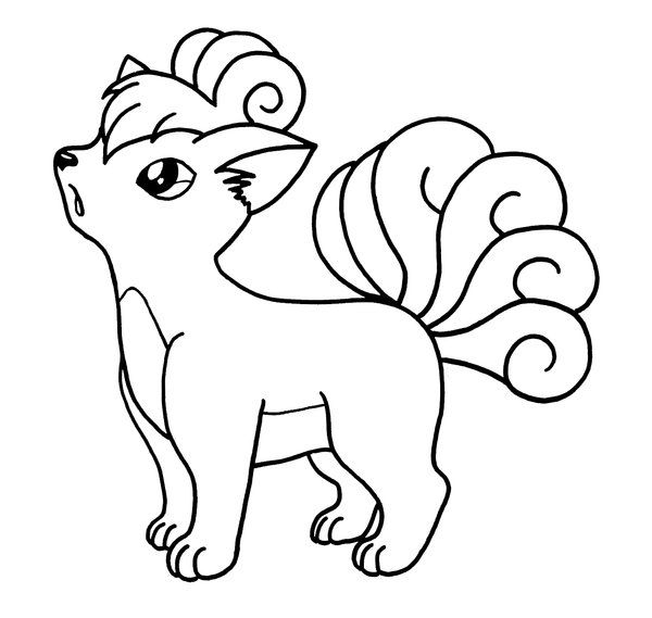 Vulpix Drawing