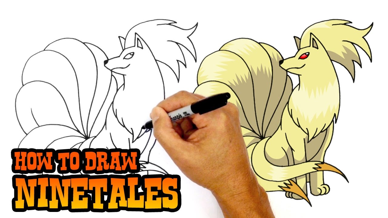 1280x720 how to draw ninetales pokemon