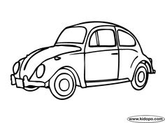 236x176 Vw Beetle Coloring Pages Fun Time