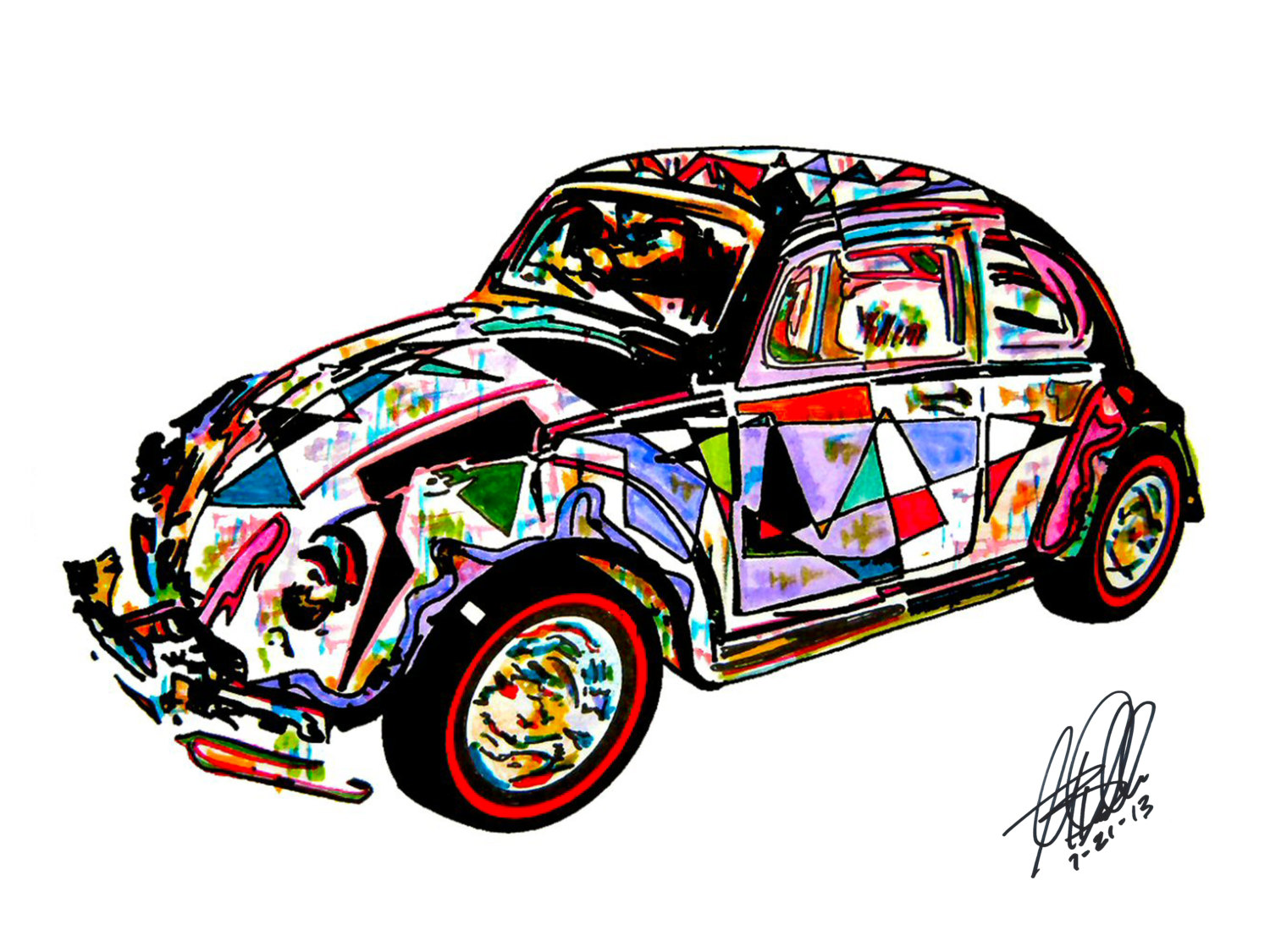 1500x1125 Hot Wheels Volkswagen Beetle Vw Bug Redline Germany Etsy