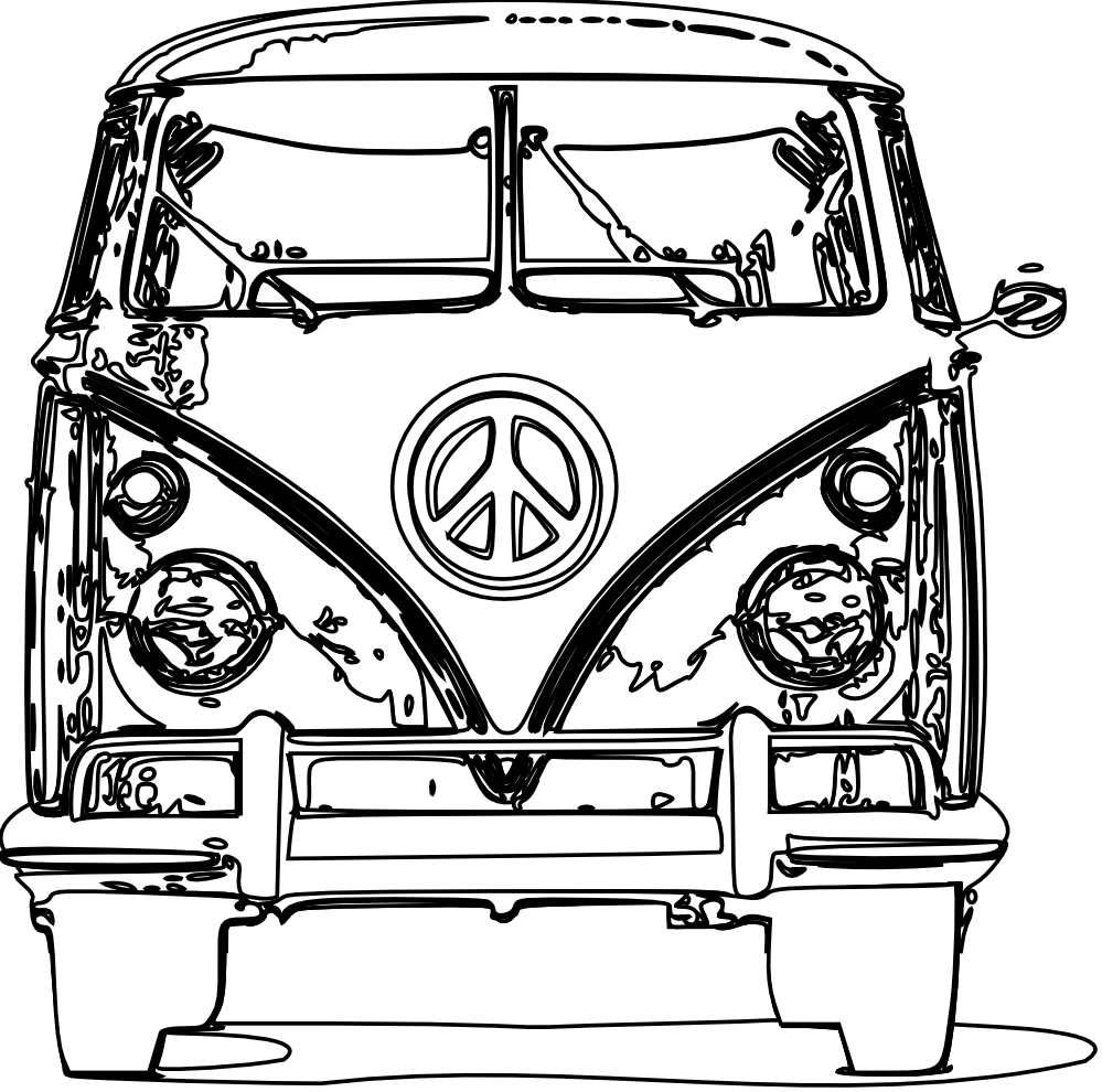 999x990 Vw Van Cliparts