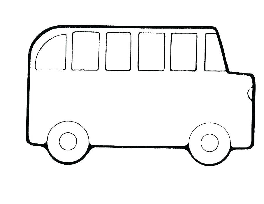 906x700 Vw Bus Coloring