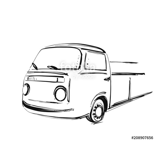 500x453 Retro Bus Cartoon Transport Travel Stock Image And Royalty Free