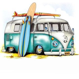 320x320 Vw Kombi Sunset Design Christmas Is Just Around The Corner
