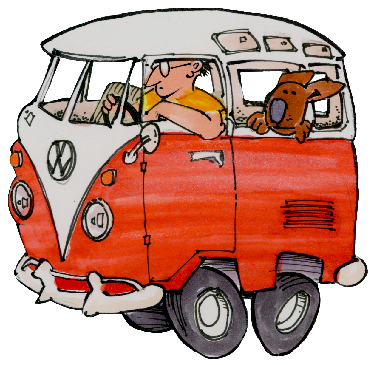 1254x1224 Volkswagen Drawing Beginner Transparent Png Clipart Free