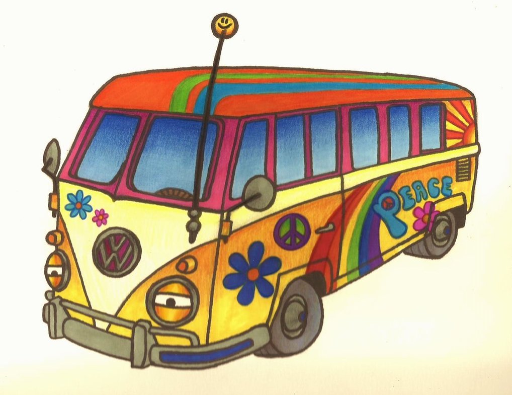 1018x785 Vw Hippie Van Clipart, Free Download Clipart