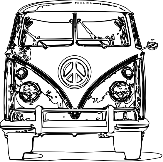 555x550 Collection Of Free Bus Drawing Vw Download On Ui Ex