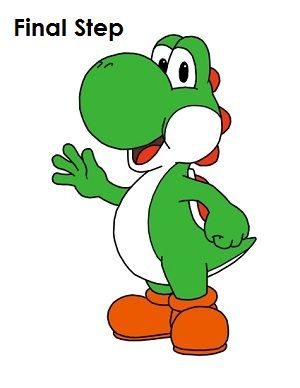 300x388 easy drawing tutorials mario stitch yoshi drawing, drawings, yoshi
