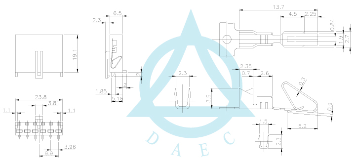 721x332 wafer housing terminal