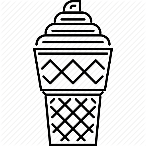 512x512 cafe, cream, food, ice, snack, sweet, wafer icon