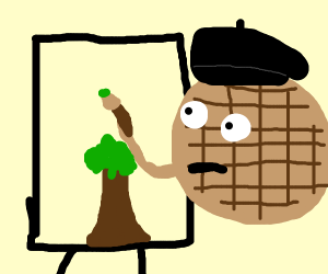 300x250 Waffles Drawing