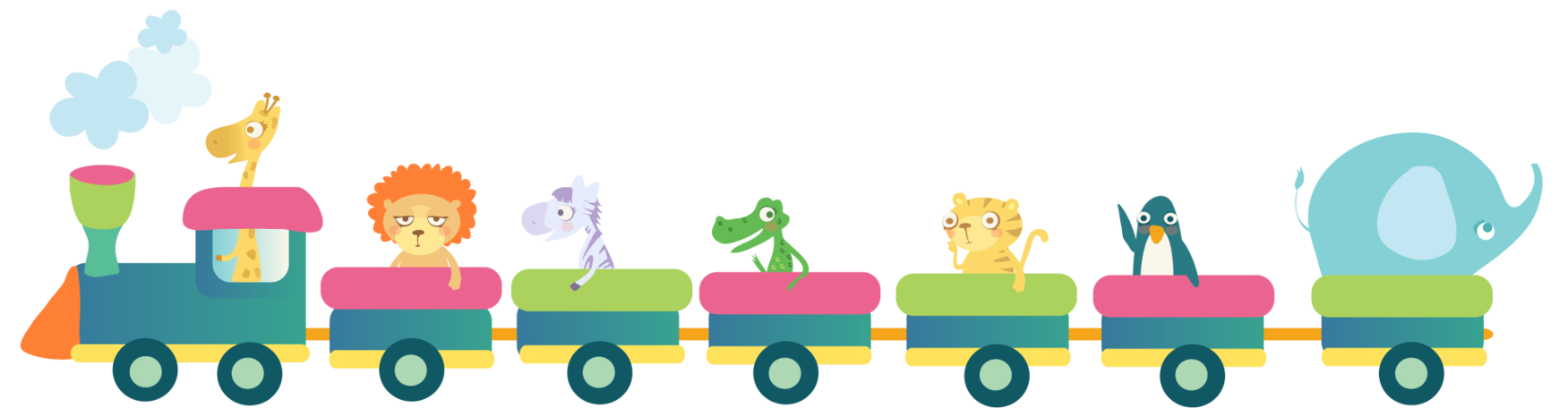 1751x456 Drawing Train Cute, Picture