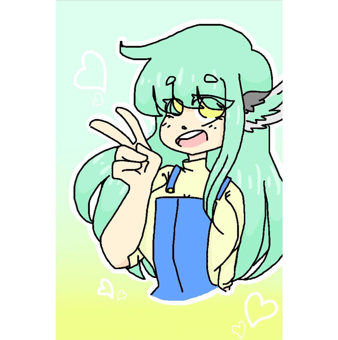 1080x1086 draw a waist up character or portrait