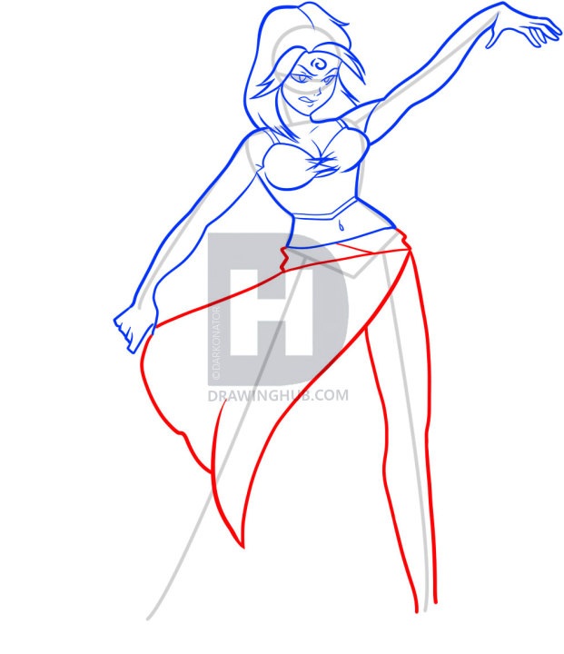 621x720 How To Draw A Mage, Step