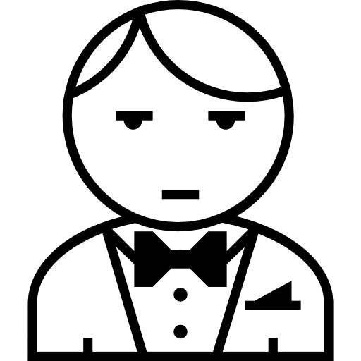 512x512 Waiter Drawing Transparent Png Clipart Free Download