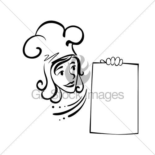 500x500 Waitress With Menu Gl Stock Images