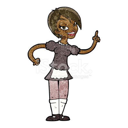 440x440 Cartoon Waitress Taking Order Stock Vector