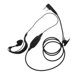 300x300 durable walkie talkie earhook earphone headset ptt condenser