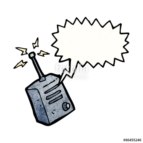 500x500 Cartoon Walkie Talkie Stock Image And Royalty Free Vector