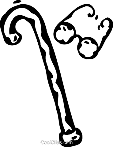 369x480 Walking Cane Royalty Free Vector Clip Art Illustration