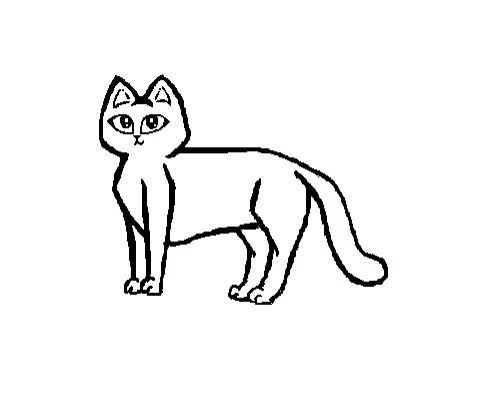 498x408 Cat Walking Animation