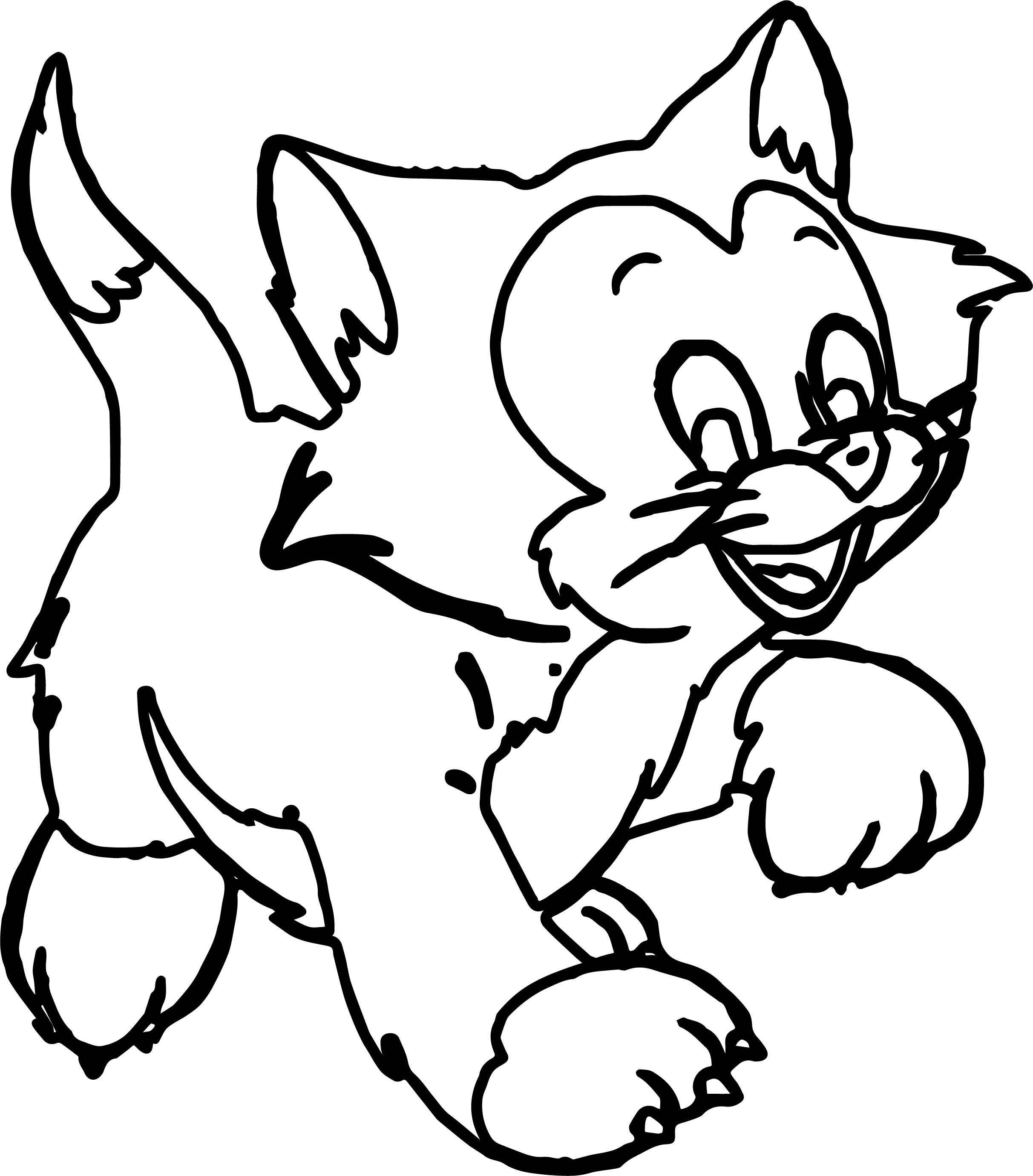 2425x2760 Pinocchio Figaro Cat Walking Coloring