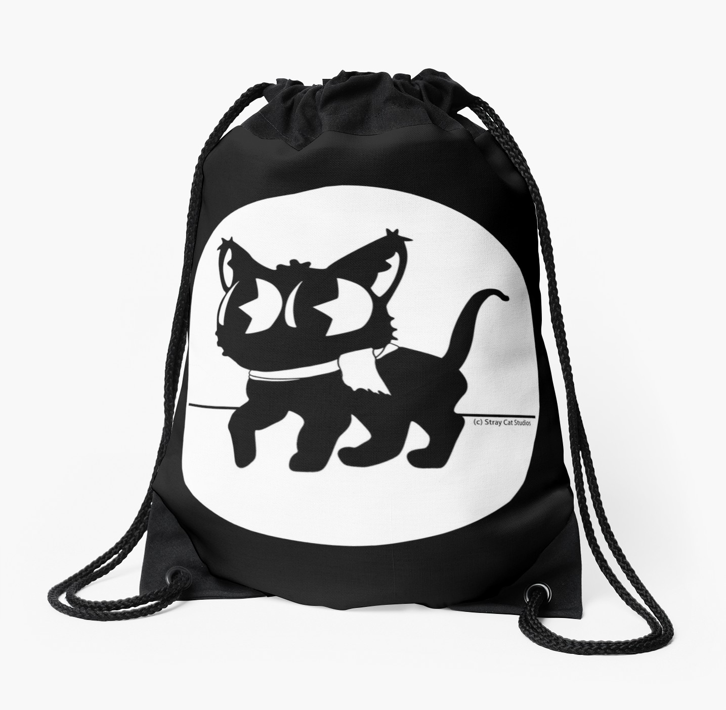 1435x1404 Walking Cat Mascot Round