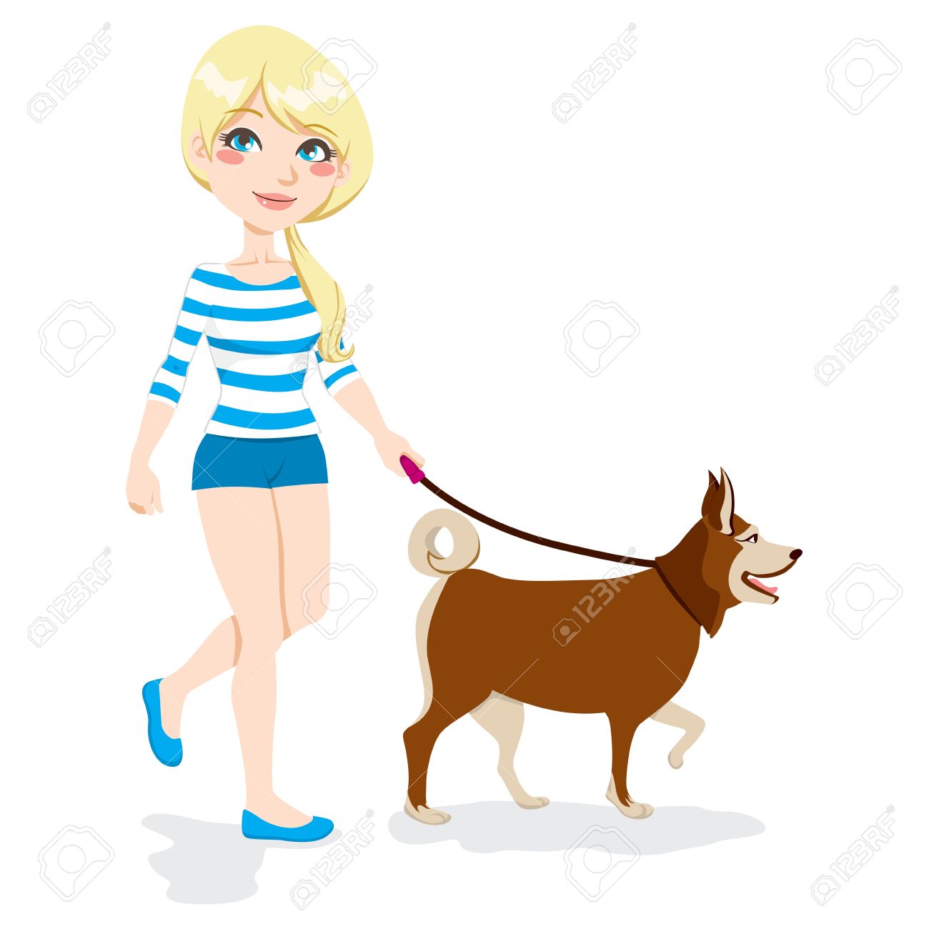 1300x1300 Walking Dog Clipart