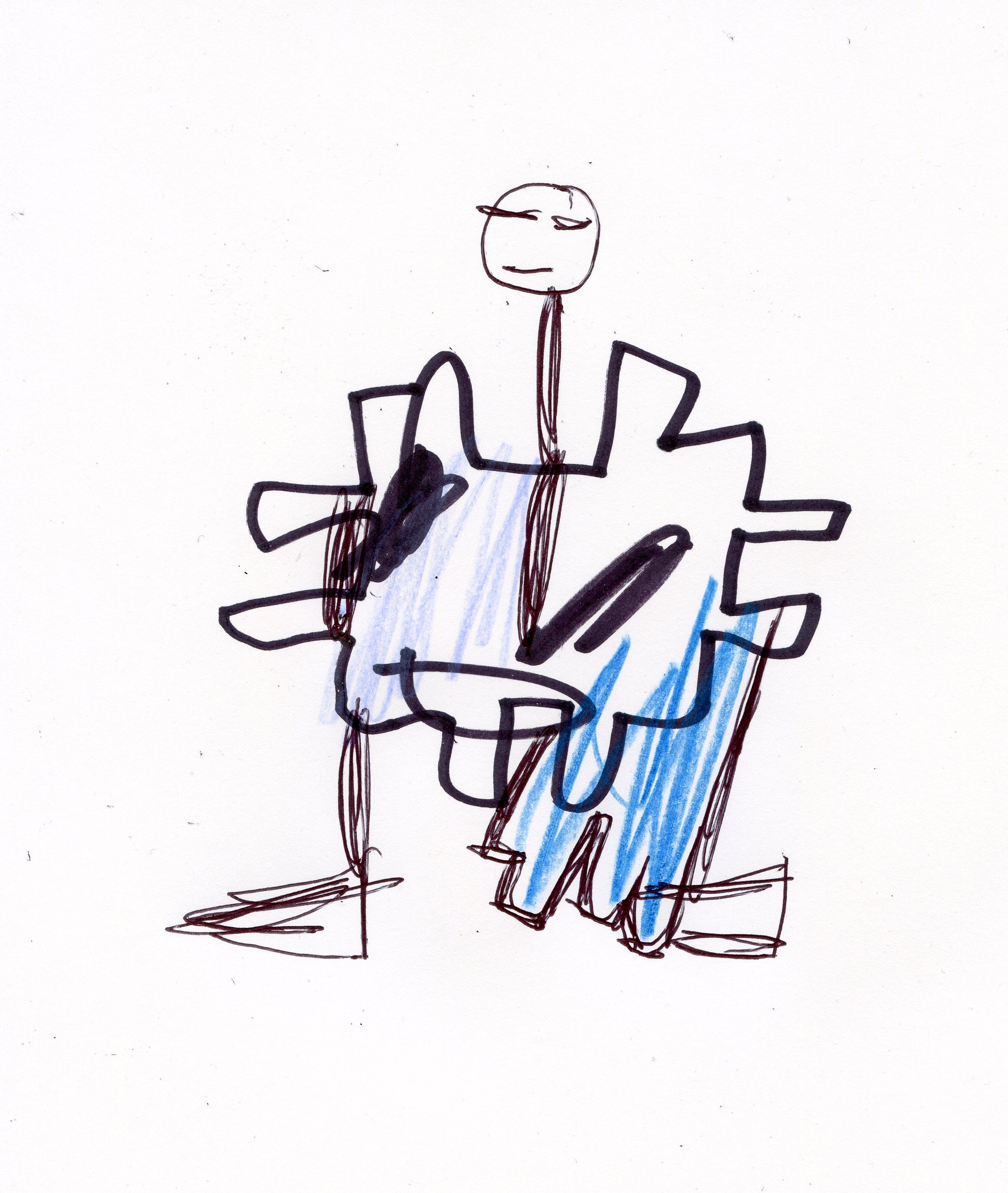 2448x2894 Oh Use For Walking, How Does A Little Cartoon Get Together