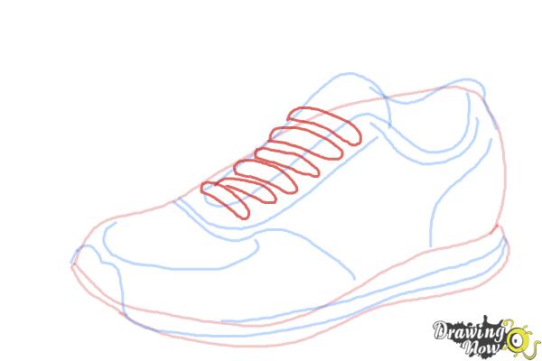 600x400 How To Draw Running Shoes