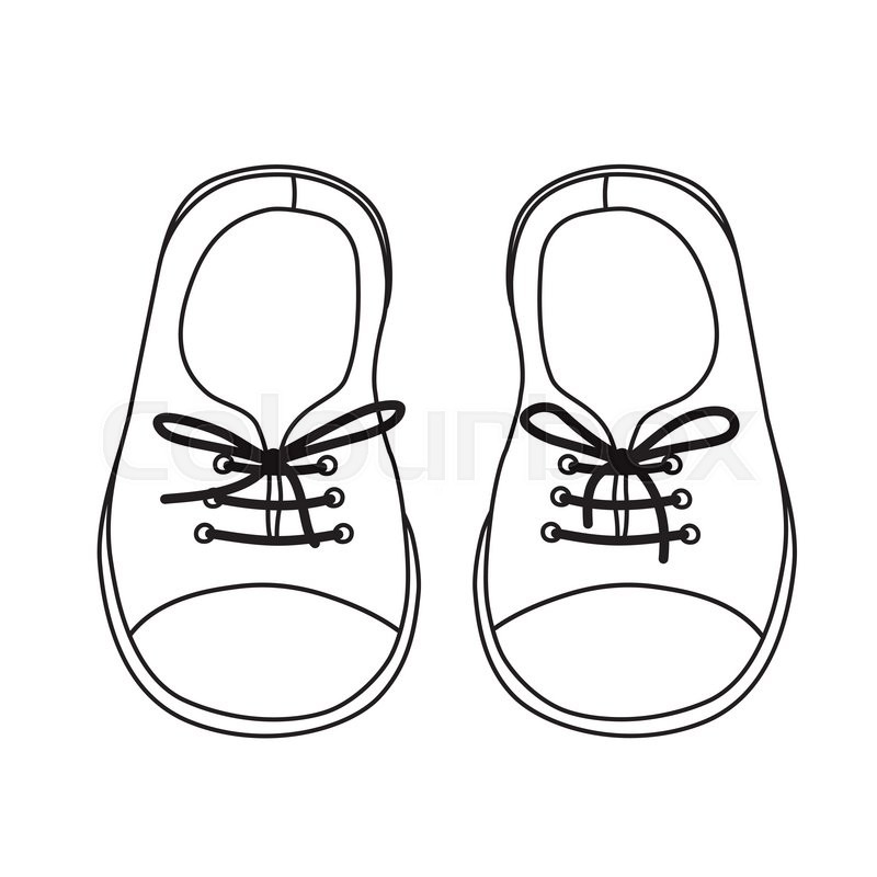 Walking Shoes Drawing | Free download on ClipArtMag