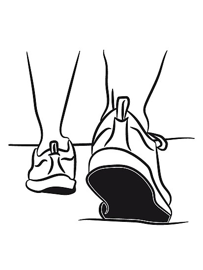 Tennis Shoes Drawing ~ Walking Shoes Drawing Clipartmag | Bodycrwasute