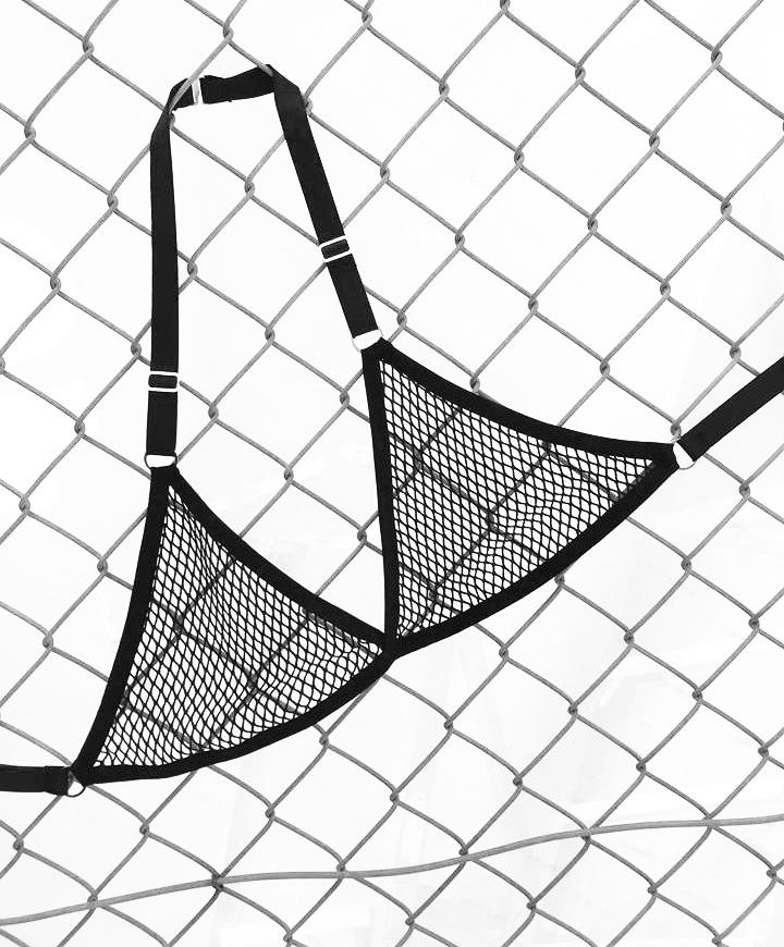 720x870 Fishnet Bralette Handmade Plus Size Available Hopeless Lingerie