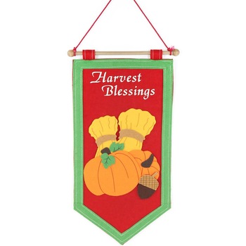 350x350 High Quality Felt Indoor Hanging Flag Wall Decor